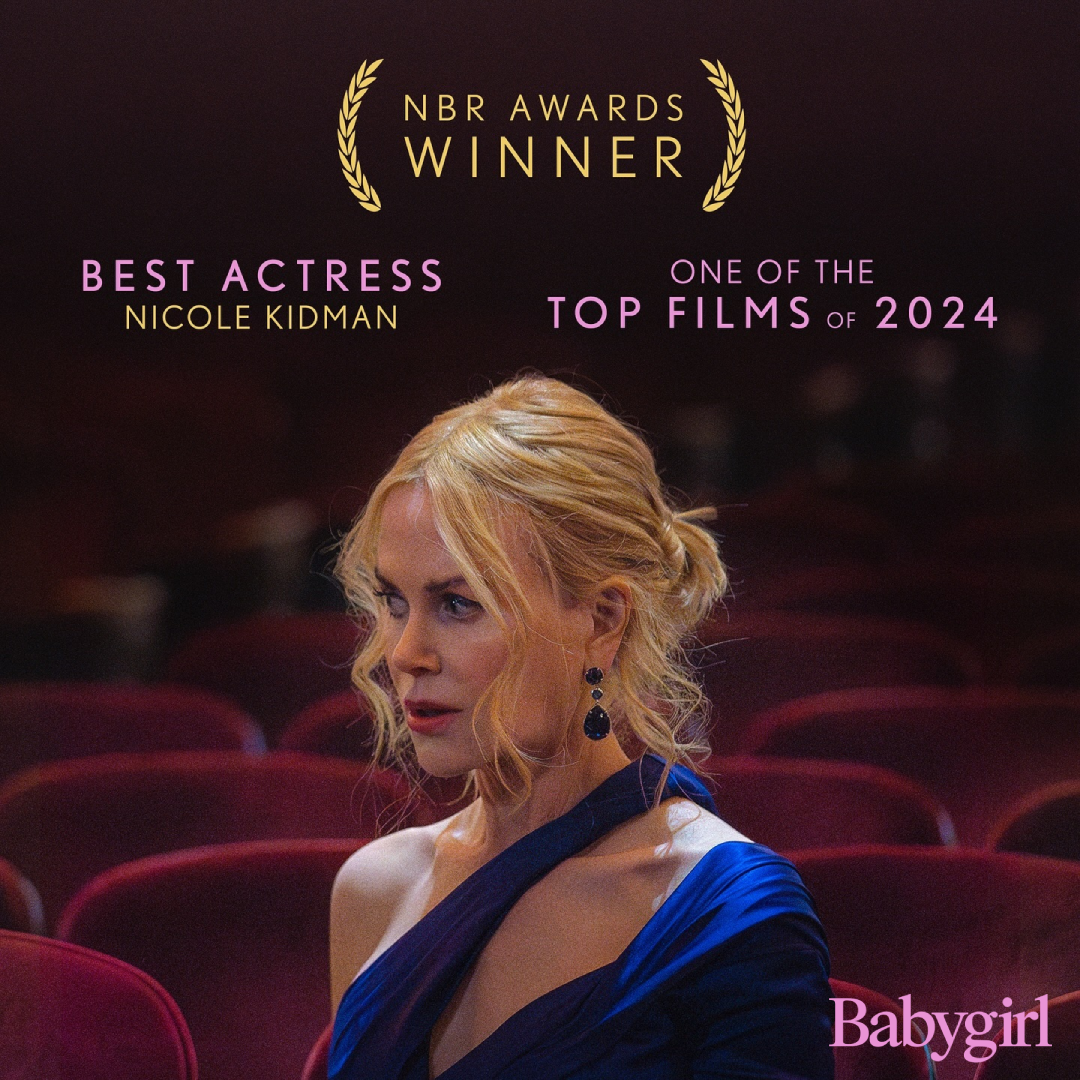 Nicole Kidman y Babygirl - Ganadora NBR